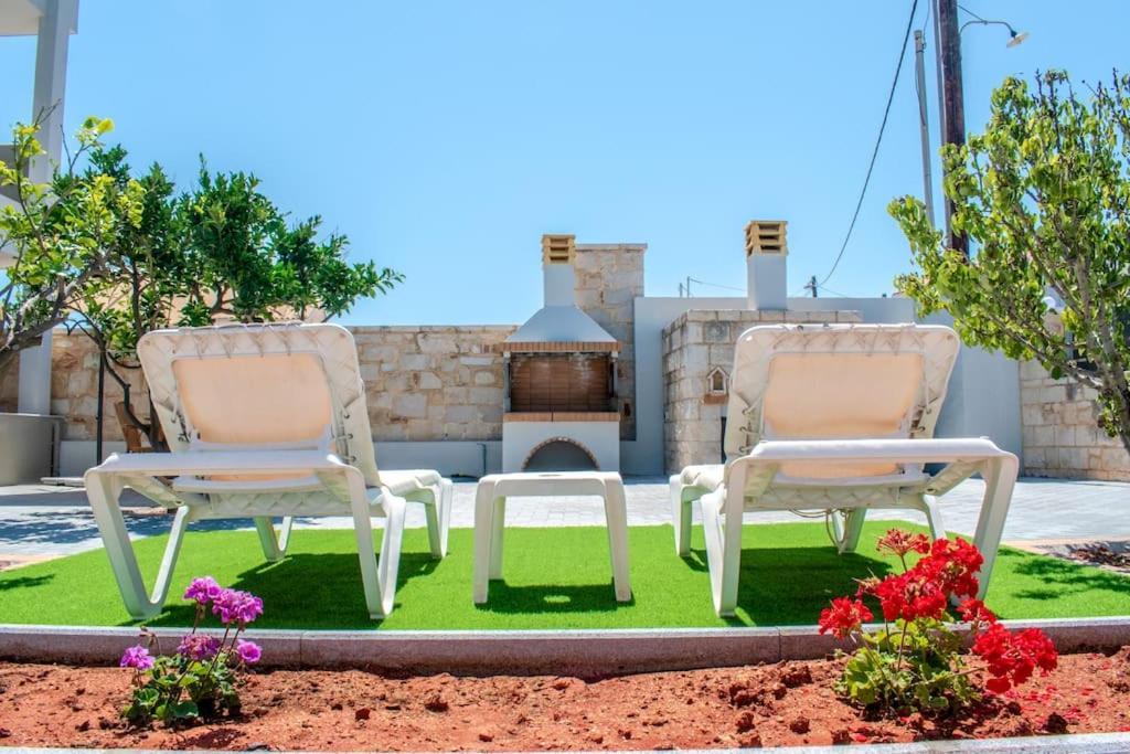 Md Residence Near The Beach W Bbq And Private Parking Chersonissos Buitenkant foto